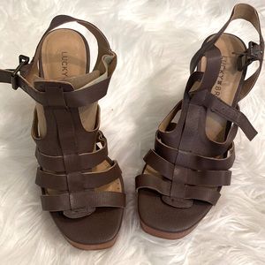 Lucky Brand wedge sandals